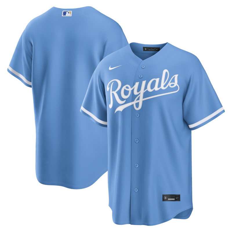 Kansas City Royals Baseball Jersey, Light Blue Replica Sportswear Jersey Shirt, Lightweight Breathable Athletic Jersey, Casual Gift for Men