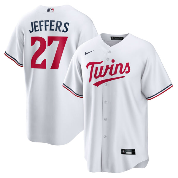 Minnesota Twins Ryan Jeffers White Home Replica Player Jersey