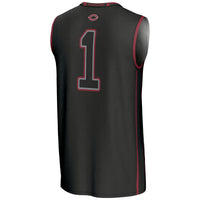 UChicago Maroons Basketball Jersey, Black Lightweight Sportswear Jersey Shirt, Sleeveless Athletic Tank Jersey, Casual Gift for Men