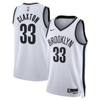 Nic Claxton Brooklyn Nets Basketball Jersey, White Swingman Sportswear Jersey Shirt, Sleeveless Athletic Tank Jersey, Casual Gift for Men