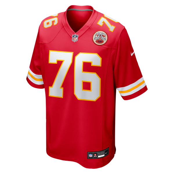 Kansas City Chiefs Kingsley Suamataia Red Game Jersey