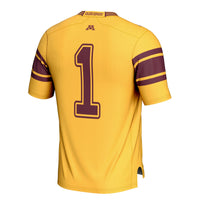 Minnesota Golden Gophers Football Jersey, Gold Sportswear Jersey Shirt, Lightweight Breathable Athletic Jersey, Casual Gift for Men