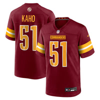 Ale Kaho Washington Commanders Football Jersey, Burgundy Sportswear Jersey Shirt, Lightweight Breathable Athletic Jersey, Casual Gift for Men
