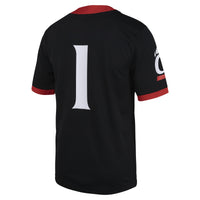 Cincinnati Bearcats Football Jersey, Black Sportswear Jersey Shirt, Lightweight Breathable Athletic Jersey, Casual Gift for Men
