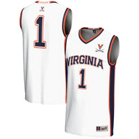 Virginia Cavaliers Lightweight Basketball Jersey, White Sportswear Jersey Shirt, Sleeveless Athletic Tank Jersey, Casual Gift for Men