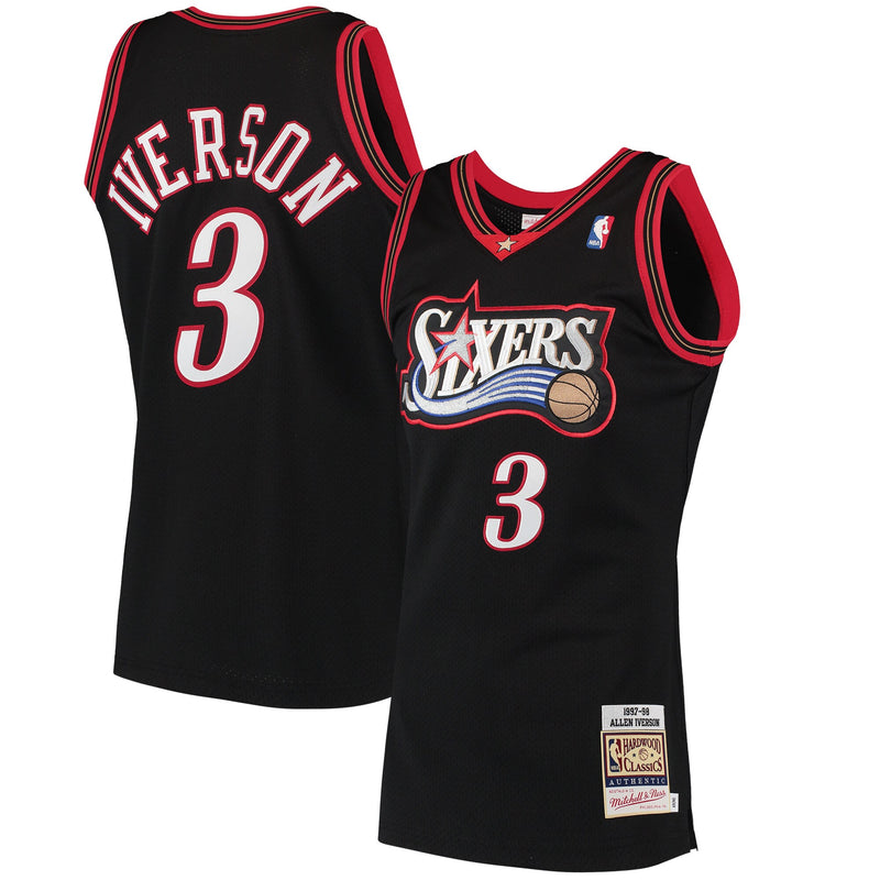 Allen Iverson Philadelphia 76ers Basketball Jersey, Black Sportswear Jersey Shirt, Sleeveless Athletic Tank Jersey, Casual Gift for Men