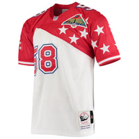 AFC Derrick Thomas White/Red 1995 Pro Bowl Authentic Football Jersey, Sportswear Jersey Shirt, Lightweight Athletic Jersey, Casual Gift for Men