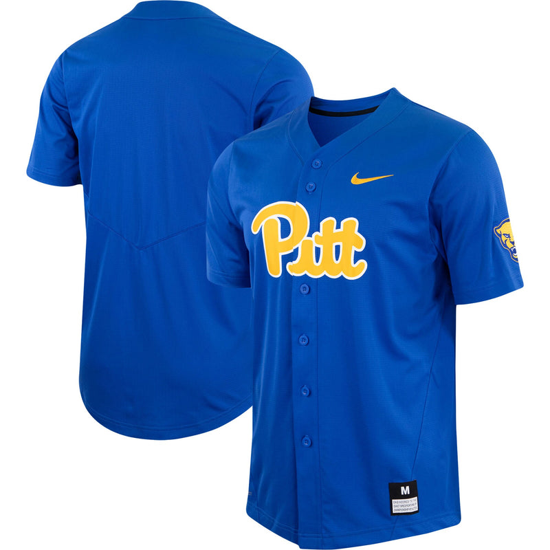Pitt Panthers Baseball Jersey, Royal Replica Sportswear Jersey Shirt, Lightweight Breathable Athletic Jersey, Casual Gift for Men