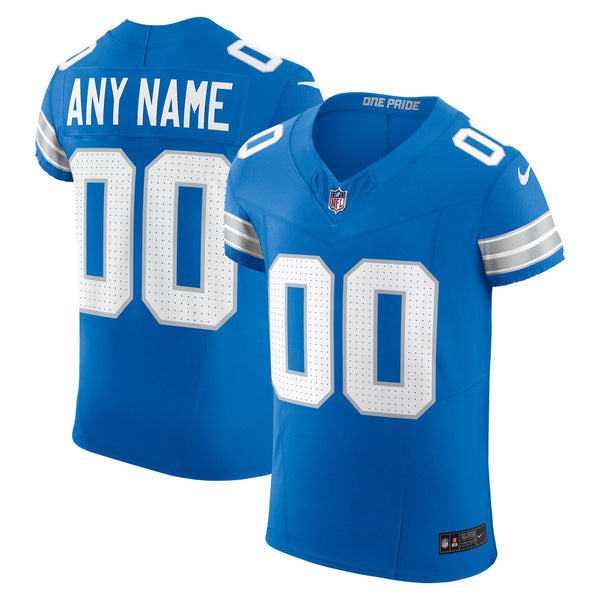 Detroit Lions Blue Team Elite Custom Jersey