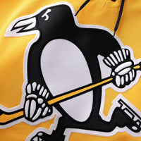 Pittsburgh Penguins Hockey Jersey, Gold Sportswear Jersey Shirt, Long Sleeve Hockey Sweater Jersey, Casual Gift for Men, Style 203134954