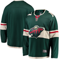 Minnesota Wild Hockey Jersey, Green Breakaway Sportswear Jersey Shirt, Long Sleeve Hockey Sweater Jersey, Casual Gift for Men, Style 2000063704