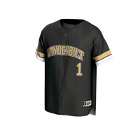 Vanderbilt Commodores Baseball Jersey, Black Fashion Sportswear Jersey Shirt, Lightweight Breathable Athletic Jersey, Casual Gift for Men