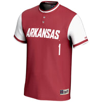 Arkansas Razorbacks Lightweight Softball Jersey, Cardinal Sportswear Jersey Shirt, Lightweight Breathable Athletic Jersey, Casual Gift for Men