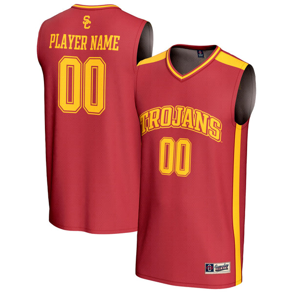 USC Trojans NIL Pick-A-Player Lightweight Basketball Fashion Jersey - Cardinal