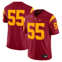 USC Trojans Football Jersey, Cardinal Game Home Sportswear Jersey Shirt, Lightweight Breathable Athletic Jersey, Casual Gift for Men
