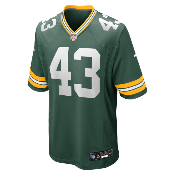 Green Bay Packers Kiondre Thomas Green Game Player Jersey
