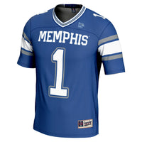 Memphis Tigers Endzone Football Jersey, Royal Sportswear Jersey Shirt, Lightweight Breathable Athletic Jersey, Casual Gift for Men