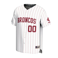 Santa Clara Broncos Baseball Jersey, White Sportswear Jersey Shirt, Lightweight Breathable Athletic Jersey, Casual Gift for Men, Style 204077139