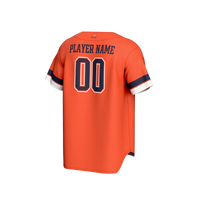 Virginia Cavaliers Baseball Jersey, Orange Sportswear Jersey Shirt, Lightweight Breathable Athletic Jersey, Casual Gift for Men, Style 202461702