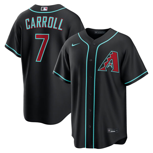 Arizona Diamondbacks Corbin Carroll Black Alternate Replica Jersey