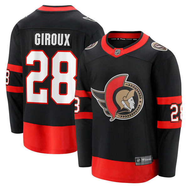 Ottawa Senators Claude Giroux Black Home Breakaway Player Jersey