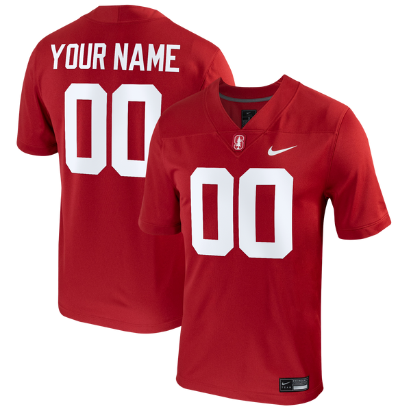 Cardinal Stanford Cardinal Football Custom Game Jersey