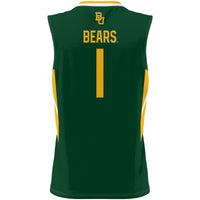 Baylor Bears Basketball Jersey, Green Lightweight Sportswear Jersey Shirt, Sleeveless Athletic Tank Jersey, Casual Gift for Men