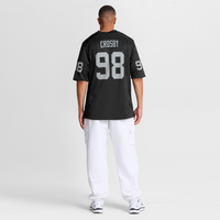 Maxx Crosby Las Vegas Raiders Football Jersey, Black Game Sportswear Jersey Shirt, Lightweight Breathable Athletic Jersey, Casual Gift for Men