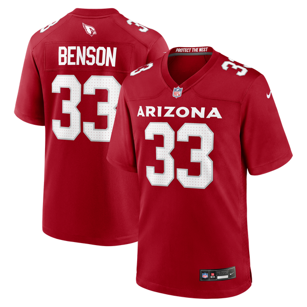 Arizona Cardinals Trey Benson Cardinal Team Game Jersey