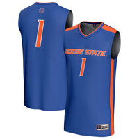 Boise State Broncos Basketball Jersey, Royal Fashion Sportswear Jersey Shirt, Sleeveless Athletic Tank Jersey, Casual Gift for Men