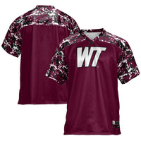 West Texas A&M Buffaloes Football Jersey, Maroon Sportswear Jersey Shirt, Lightweight Breathable Athletic Jersey, Casual Gift for Men