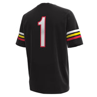Maryland Terrapins Football Jersey, Black Sportswear Jersey Shirt, Lightweight Breathable Athletic Jersey, Casual Gift for Men, Style 201149669