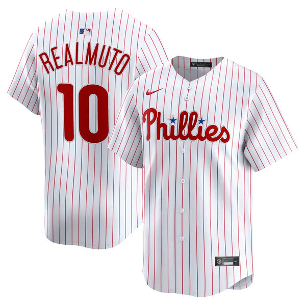 Philadelphia Phillies J.T. Realmuto White Home Limited Player Jersey