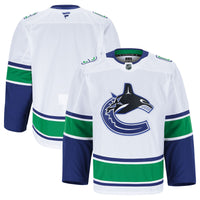 Vancouver Canucks Hockey Jersey, White Authentic Away Sportswear Jersey Shirt, Long Sleeve Hockey Sweater Jersey, Casual Gift for Men