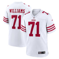 Trent Williams San Francisco 49ers Football Jersey, White Sportswear Jersey Shirt, Lightweight Breathable Athletic Jersey, Casual Gift for Men