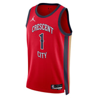 Zion Williamson New Orleans Pelicans Basketball Jersey, Red Sportswear Jersey Shirt, Sleeveless Athletic Tank Jersey, Casual Gift for Men
