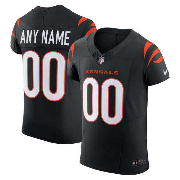 Cincinnati Bengals Black Team Elite Custom Jersey