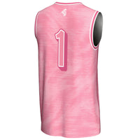 Coastal Carolina Chanticleers Basketball Jersey, Pink Fashion Sportswear Jersey Shirt, Sleeveless Athletic Tank Jersey, Casual Gift for Men