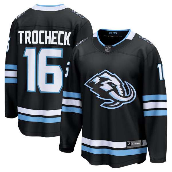 Utah Mammoth Vincent Trocheck Black Home Breakaway Jersey