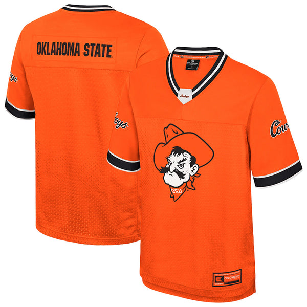 Oklahoma State Cowboys Nothing But The Hits Football Jersey - Orange