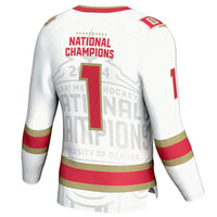 Denver Pioneers Hockey Jersey, White Fashion Sportswear Jersey Shirt, Long Sleeve Hockey Sweater Jersey, Casual Gift for Men