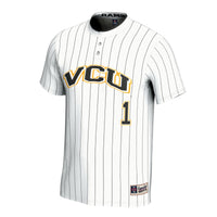 VCU Rams Softball Jersey, White Fashion Lightweight Sportswear Jersey Shirt, Lightweight Breathable Athletic Jersey, Casual Gift for Men