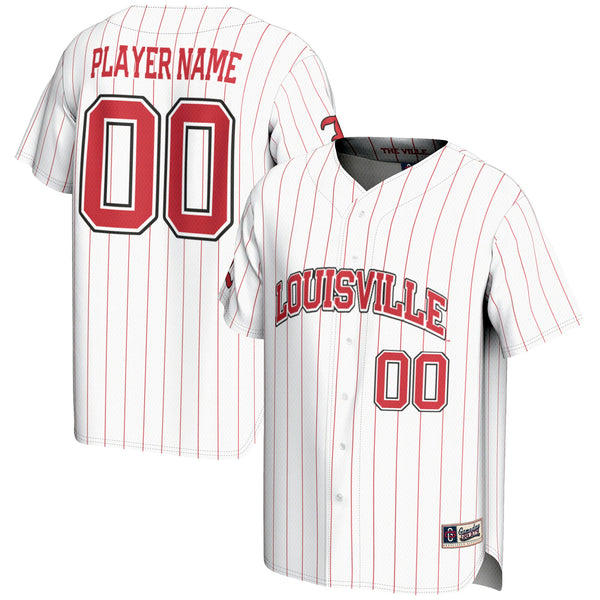 Louisville Cardinals NIL Pick-A-Player Lightweight Baseball Jersey - White