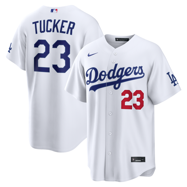 Los Angeles Dodgers Kyle Tucker White Home Stadium Jersey