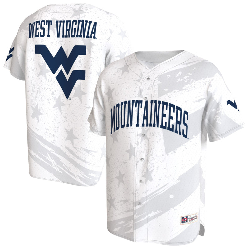 West Virginia Mountaineers Baseball Jersey, Sportswear Jersey Shirt, Lightweight Athletic Jersey, Casual Gift for Men, Style 204688207