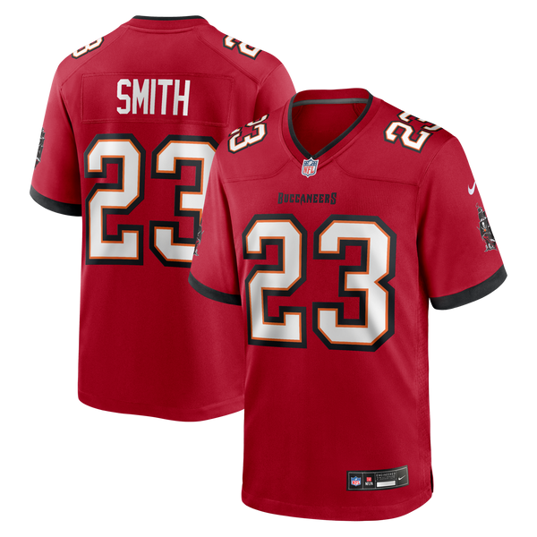 Tampa Bay Buccaneers Tykee Smith Red Game Jersey