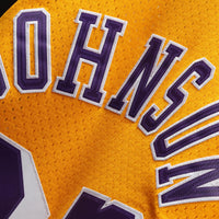 Magic Johnson Los Angeles Lakers Basketball Jersey, Gold Swingman Sportswear Jersey Shirt, Sleeveless Athletic Tank Jersey, Casual Gift for Men