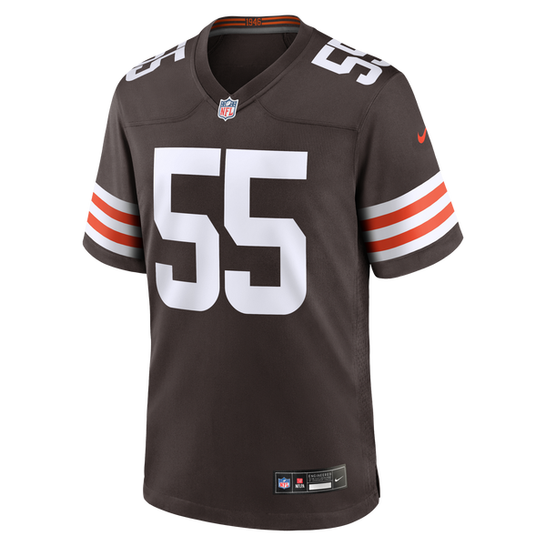 Cleveland Browns Ethan Pocic Brown Game Jersey