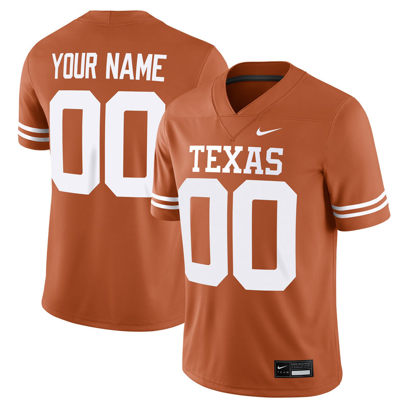 Texas Longhorns Football Jersey, Orange Sportswear Jersey Shirt, Lightweight Breathable Athletic Jersey, Casual Gift for Men, Style 202015216