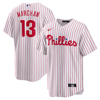 Rafael Marchán Philadelphia Phillies Baseball Jersey, White Sportswear Jersey Shirt, Lightweight Breathable Athletic Jersey, Casual Gift for Men